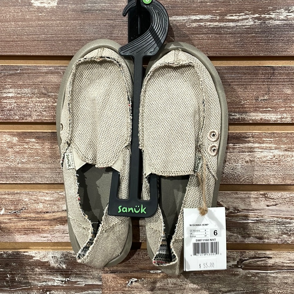 Sanuk Donna Hemp Natural Slippers